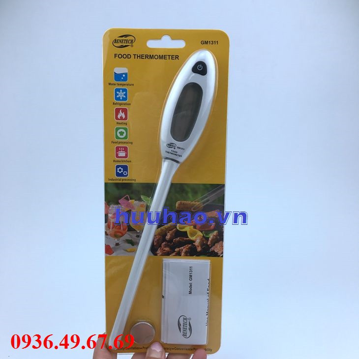 nhiệt kế đo nhiệt độ thực phẩm, nước, sữa...GM1311