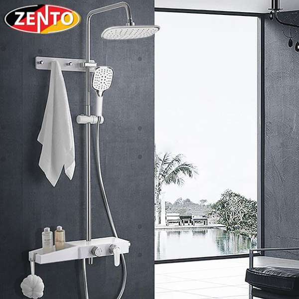 Bộ sen cây nóng lạnh Luxury Shower ZT8022-white