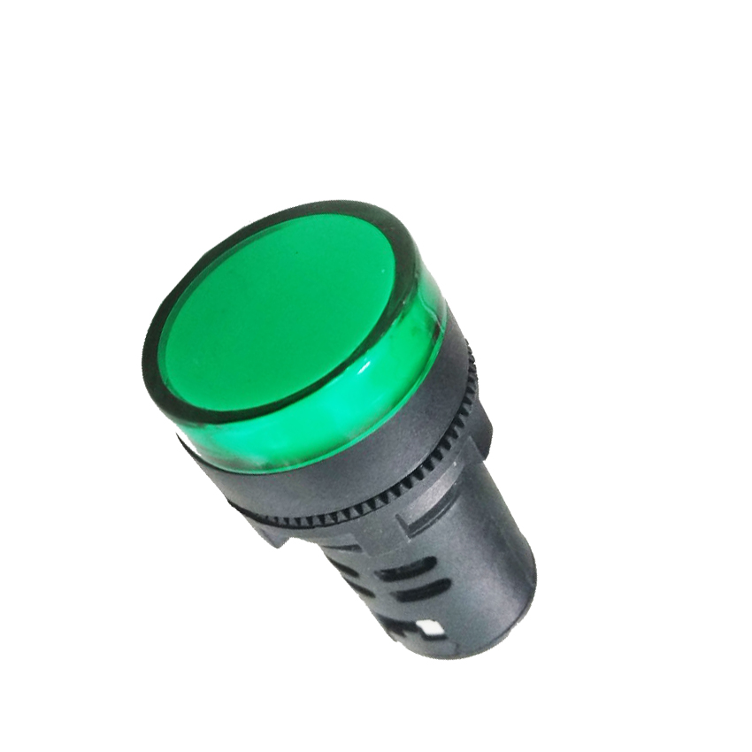 Đèn báo pha phi 22, 220V, xanh, đỏ, vàng; Đèn báo pha tủ điện;  Indicator light; Pilot lamp