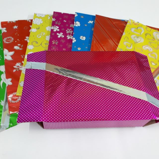 Combo 10 Hộp Xếp 18×22×5(Kèm Nơ Rút Bản 3Cm)