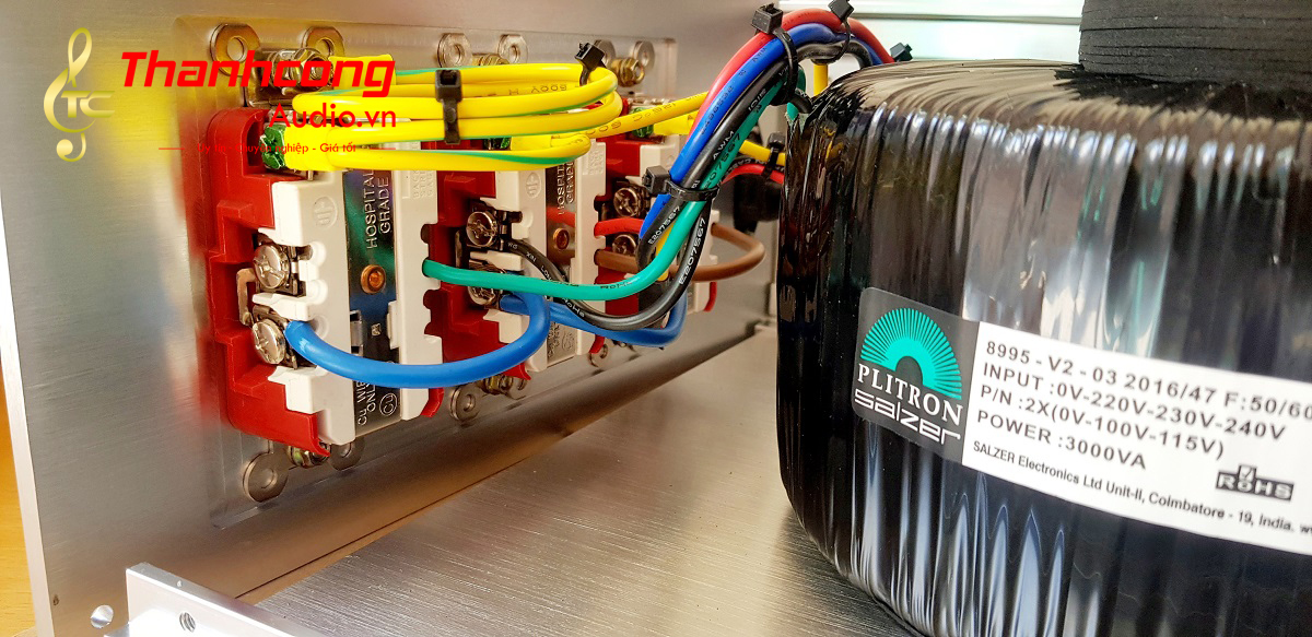 Biến áp cách ly PLITRON Salzer CANADA 3000w ( P-3KV).