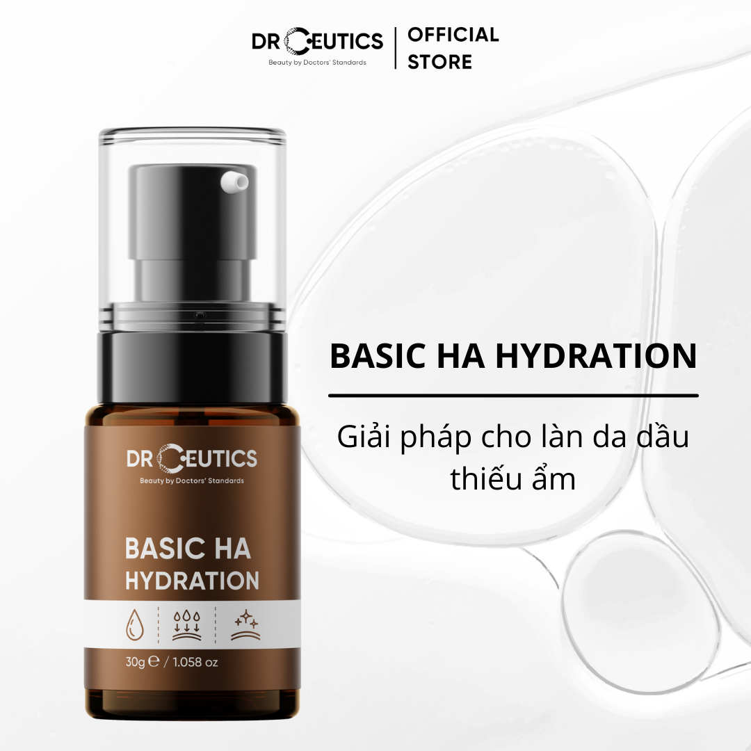 Tinh Chất HA Basic Hydration Drceutics Cho Da Dầu Mụn (30g), (100g)