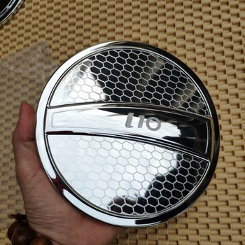 Ốp nắp bình xăng xe Hyundai i10 2014 - 2020 hatback - mạ crom cao cấp, sáng bóng