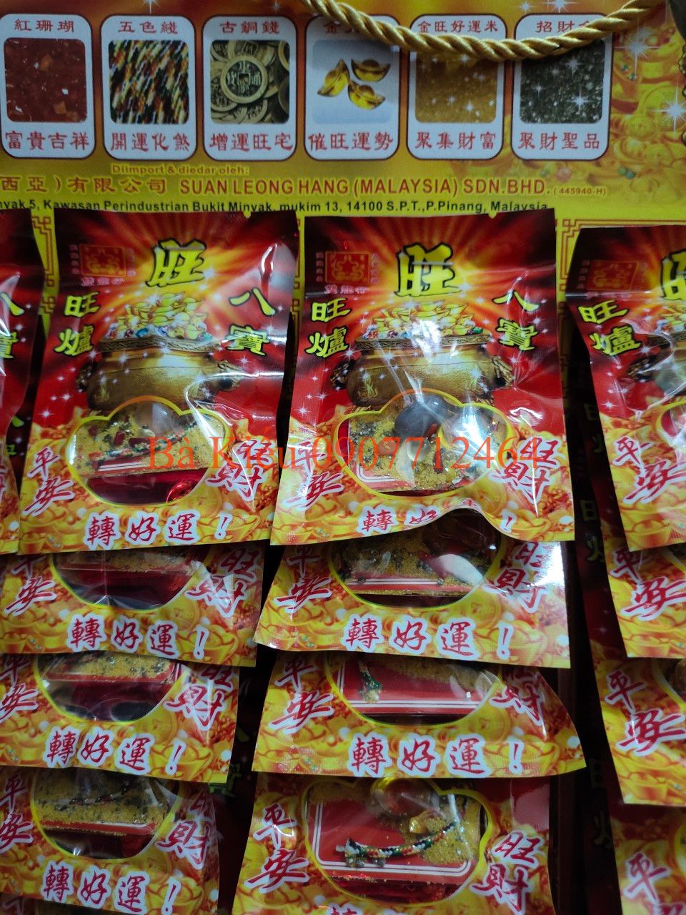 túi bát bửu bát đặc biệt bảo chiêu tài lộc