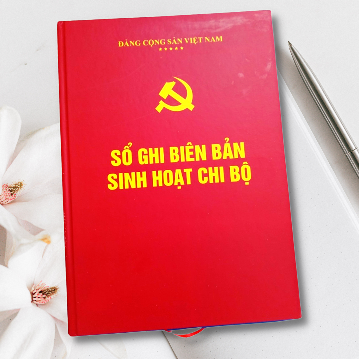 Sổ Ghi Biên Bản Sinh Hoạt Chi Bộ ( bìa cứng )