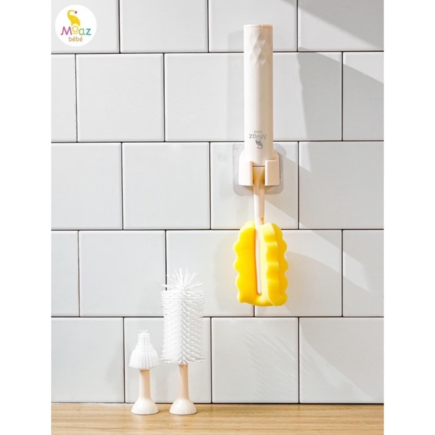 Bộ cọ rửa bình sữa điện Moaz BéBé MB-047