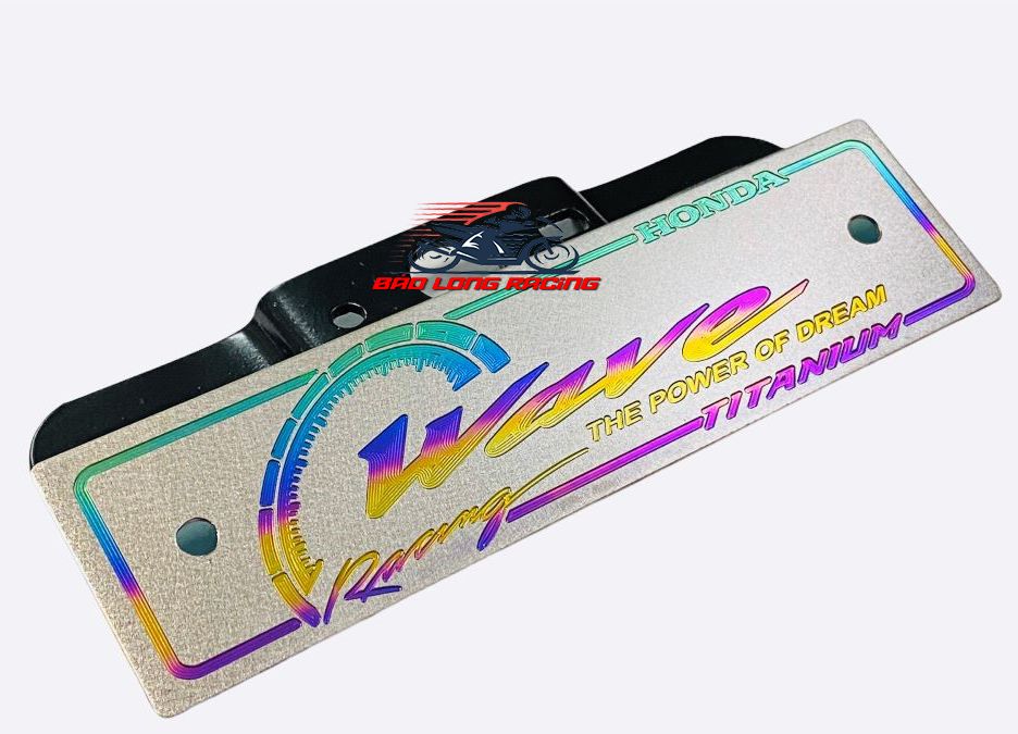 Bảng tên TiTanium Khò gắn Wave + 2 ốc Proti