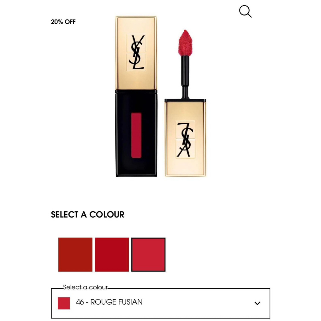 [GIẢM 5% ĐƠN 129K]Son kem YSL Glossy Stain / Vinly