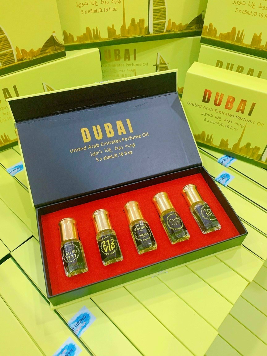 Set nước hoa Dubai 5 chai siêu thơm