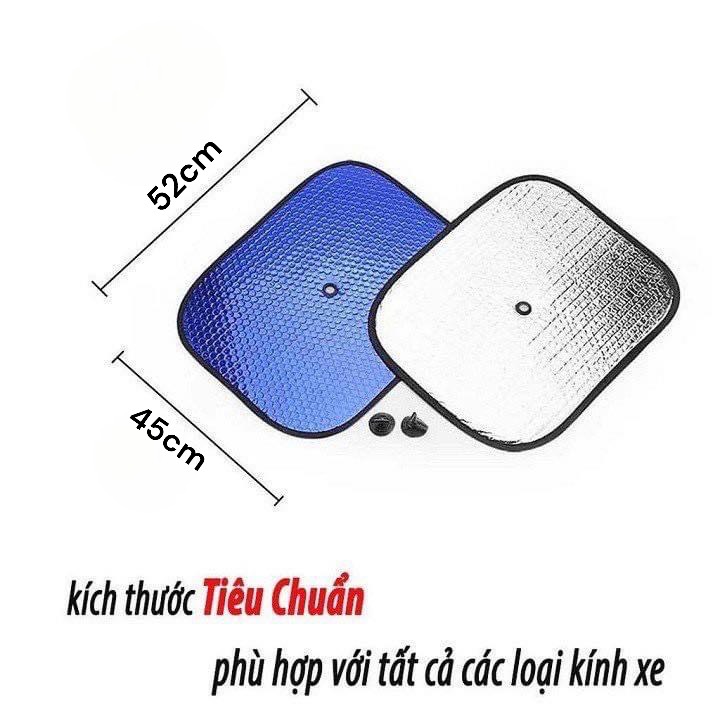 Bộ 4 tấm chắn nắng - tấm che nắng ô tô - Tấm Chắn Nắng Ô Tô Loại Dày, Tráng Bạc Chống Nóng