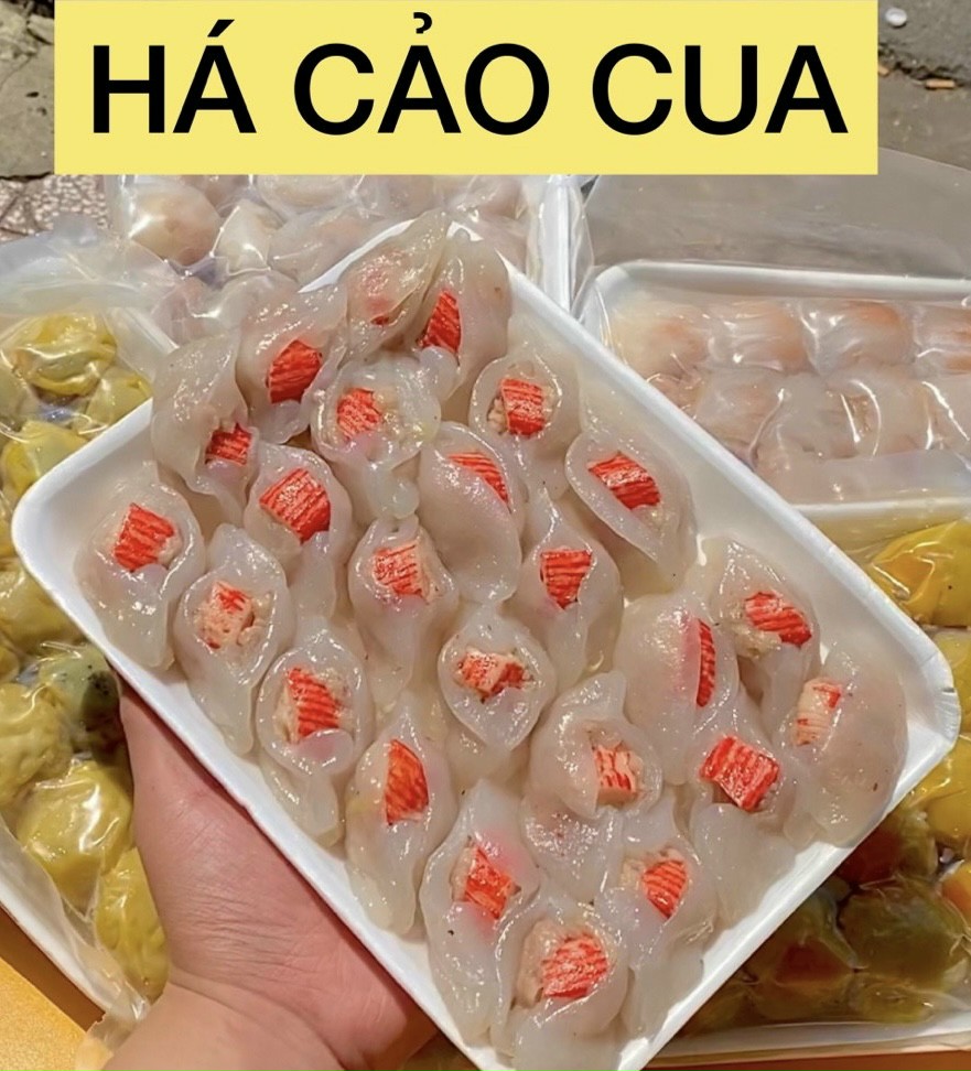 Dimsum há cảo, bánh xếp tôm thịt - 900gam 24 viên to ú nu