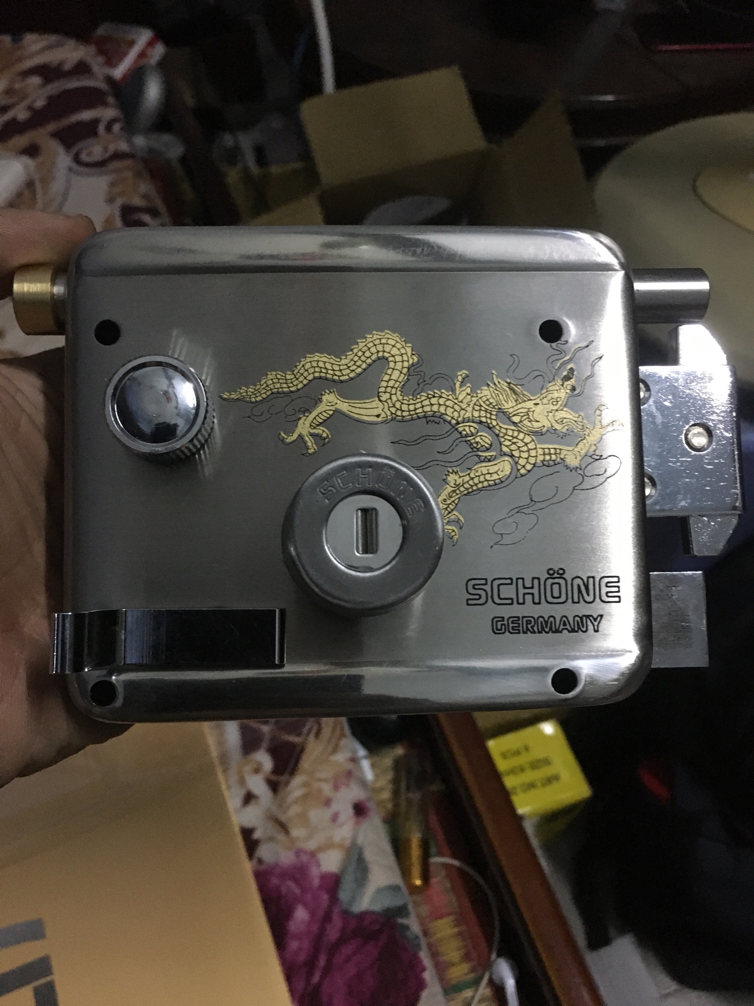 [HCM]Khoá cổng Schone 1669 [ hình rồng]