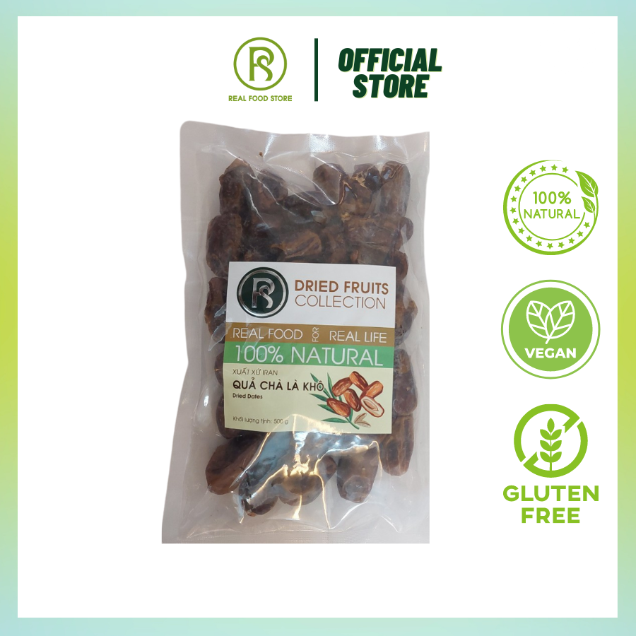 Chà Là Mật Sấy Dẻo Thương Hiệu REAL FOOD (500g)