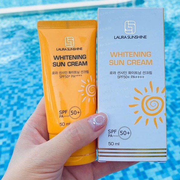 HCMKem Chống Nắng Trắng Da - Laura Sunshine Whitening Sun Cream Spf50+