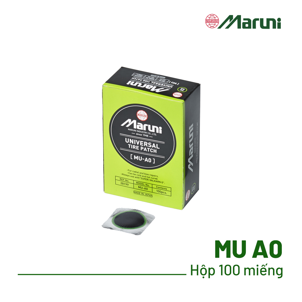 Miếng vá lốp không săm Nhật Bản Maruni MU-A0 (34mm)