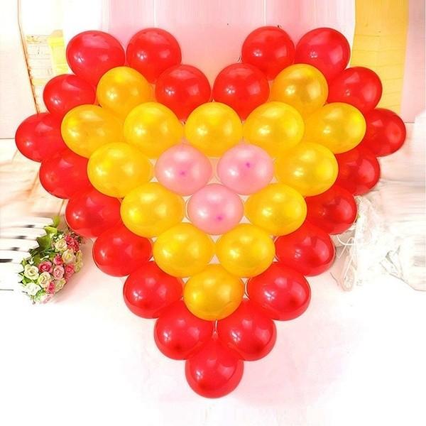 [HCM]Bong bóng nhũ - Bóng nhũ - Bong bóng tình yêu -Combo khung bóng kèm 50 bóng Thái Lan