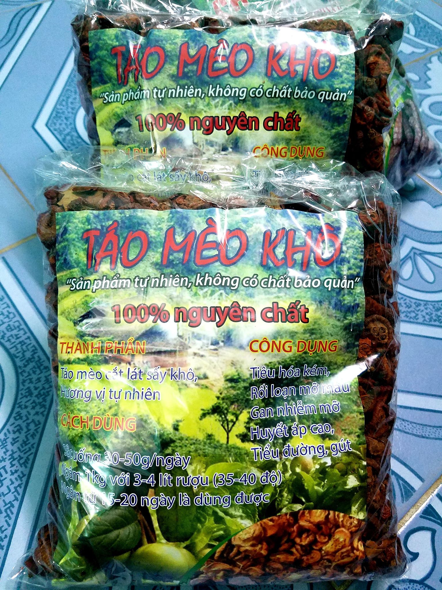 Combo 3kg táo mèo khô yên bái, táo mèo ngâm r,  thơm ngon chất lượng, giá rẻ vô địch tận nguồn