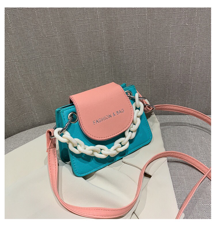 Túi xách nữ Túi đeo chéo nữ mini phối màu Fashion & Bag TD13 - Mincloset