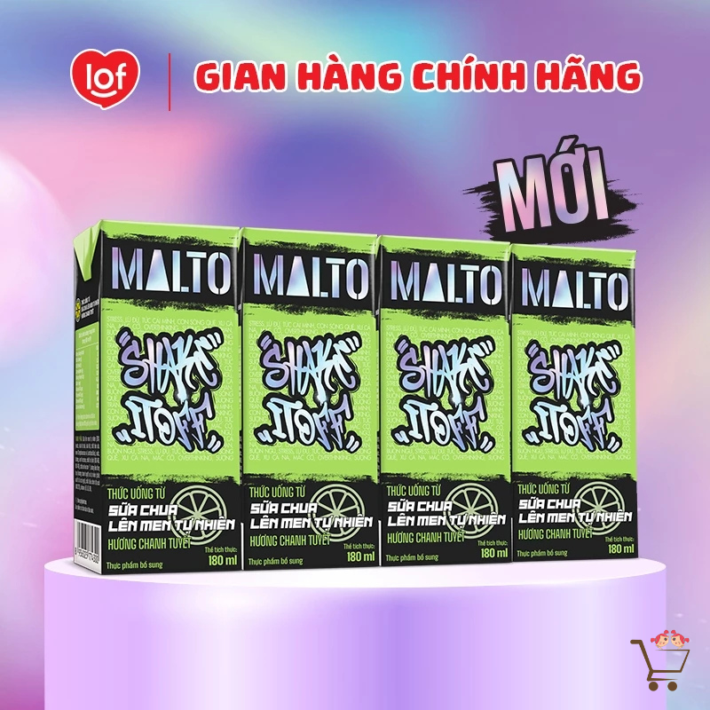 Sữa Lúa Mạch Lof Malto 180ml x 48 Hộp