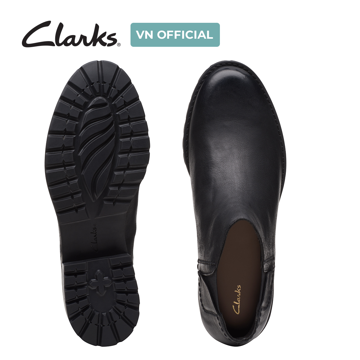 Giày Bốt Da Nữ Clarks - Clarkwell Demi