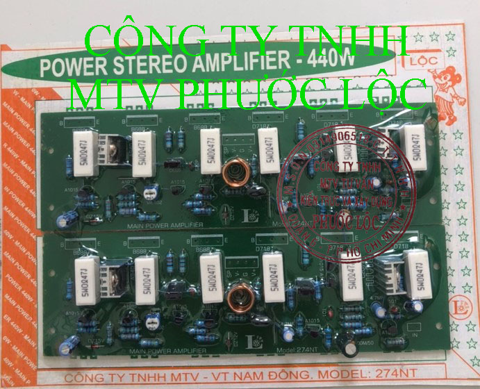 MẠCH CÔNG SUẤT AMPLY 12 SÒ 440W