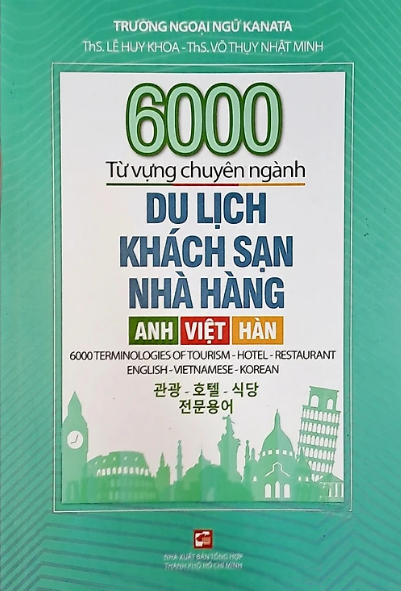 Nxbhcm - sách 6000 từ vựng chuyên ngành du lịch, khách sạn, nhà hàng