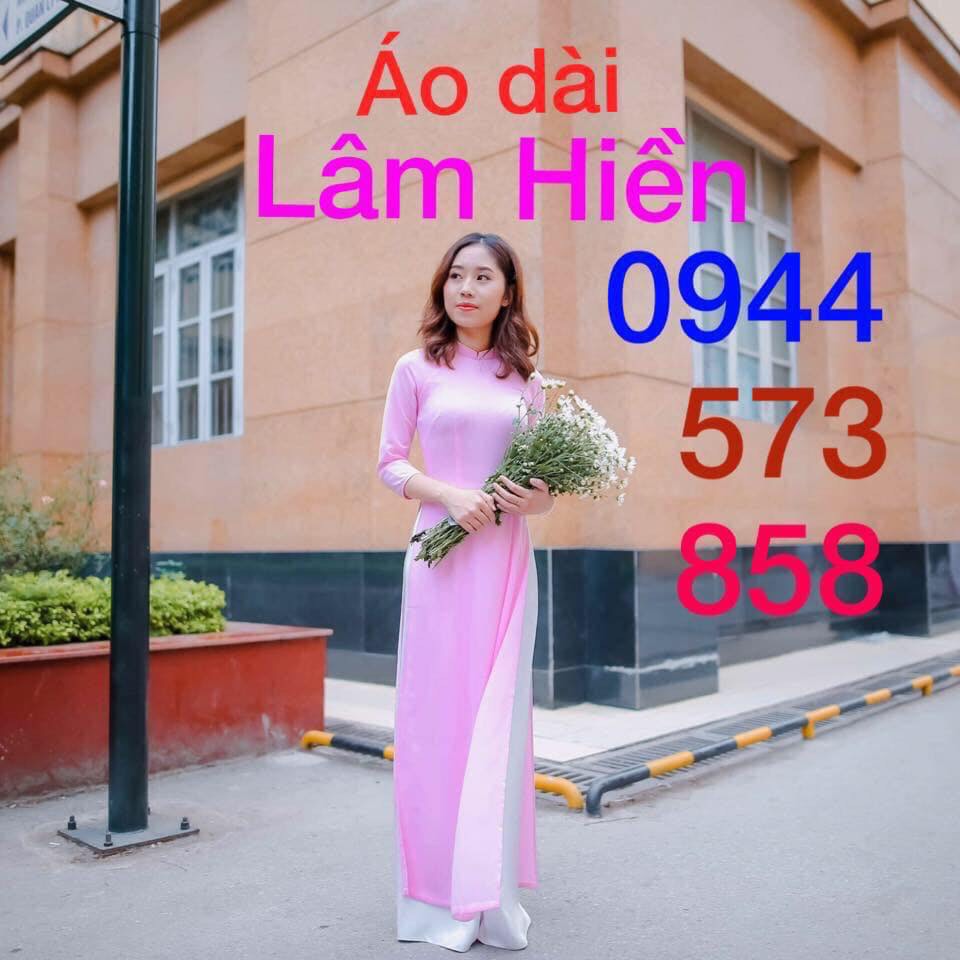 Vải may áo dài thêu rubang LH180T