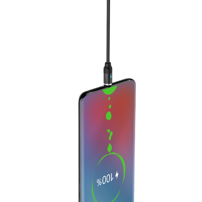 Cáp sạc nhanh tự ngắt từ tính Hoco U76 Micro USB/ Lightning/ Type C