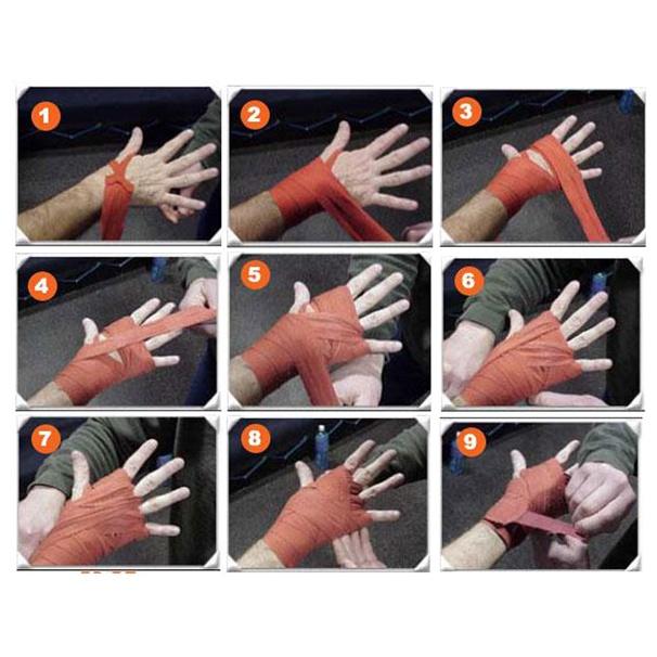 Băng quấn tay đấm boxing Walon NT-01882 (Đỏ)