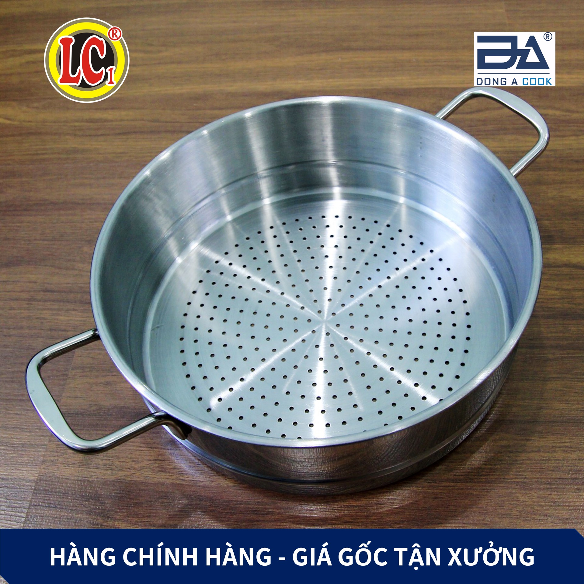 Bộ Nồi xửng hấp Inox Đông Á cao cấp ( nhiều Size )