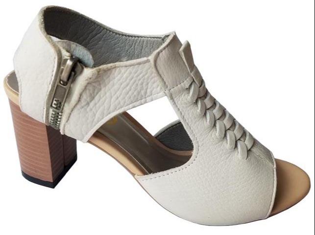 Giày Sandal Cao Gót Nữ BIGBEN Da Bò Thật CG79