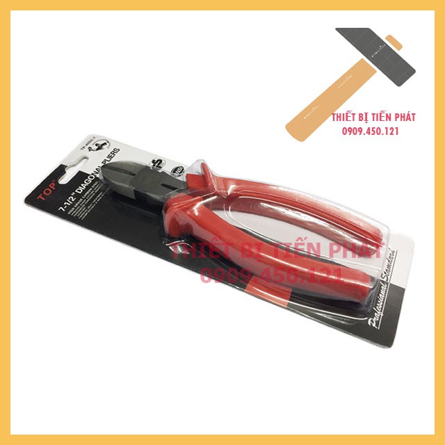 [HCM]Kềm Cắt, Kìm Cắt 7'' (180mm), 6'' (150mm) Cán Đỏ TOP Mã Tp-4002 Cao Cấp (Chính Hãng)