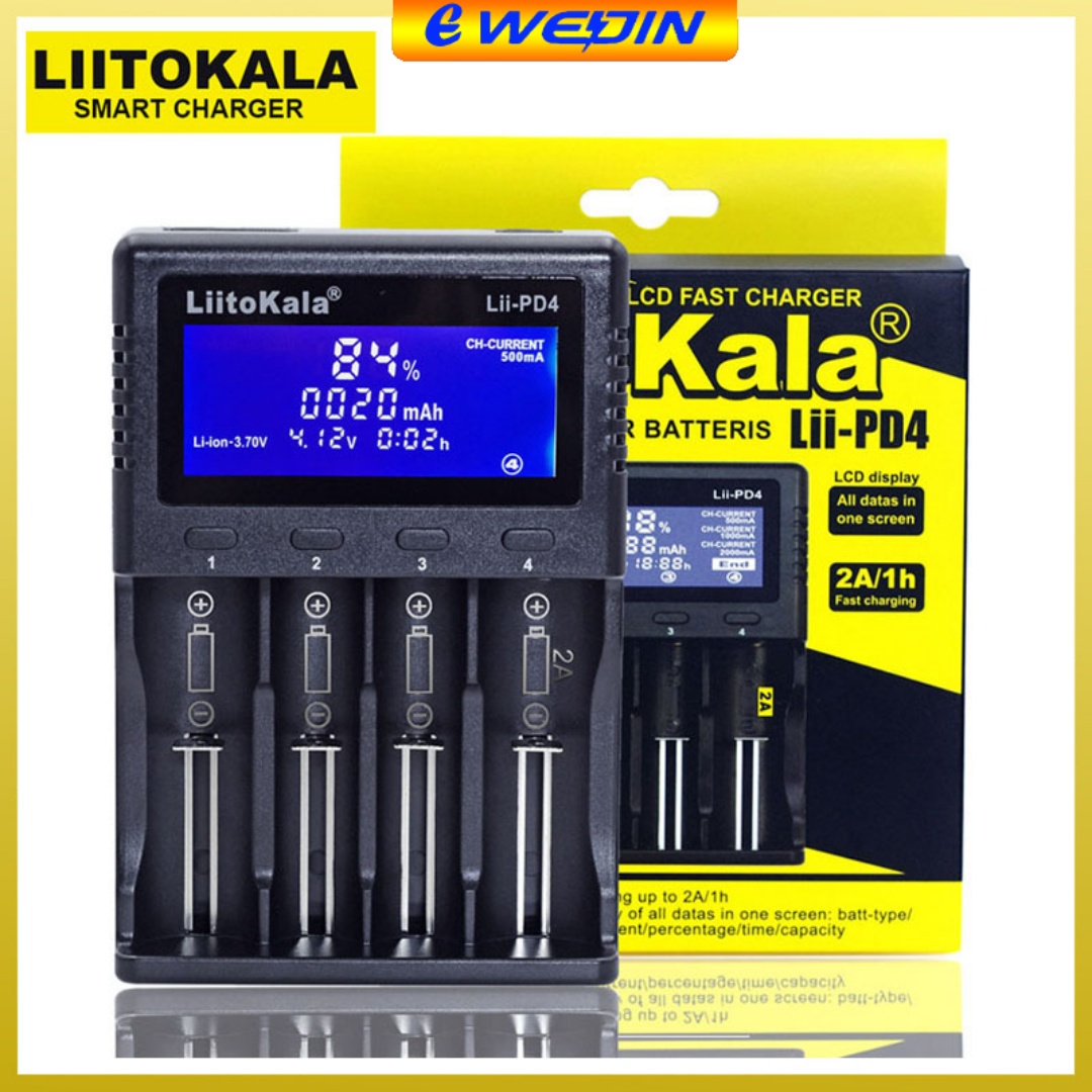 Chính hãng Bộ Sạc Pin Đa Năng LiitoKala Lii PD4 - Bộ kiểm tra pin kiêm sạc