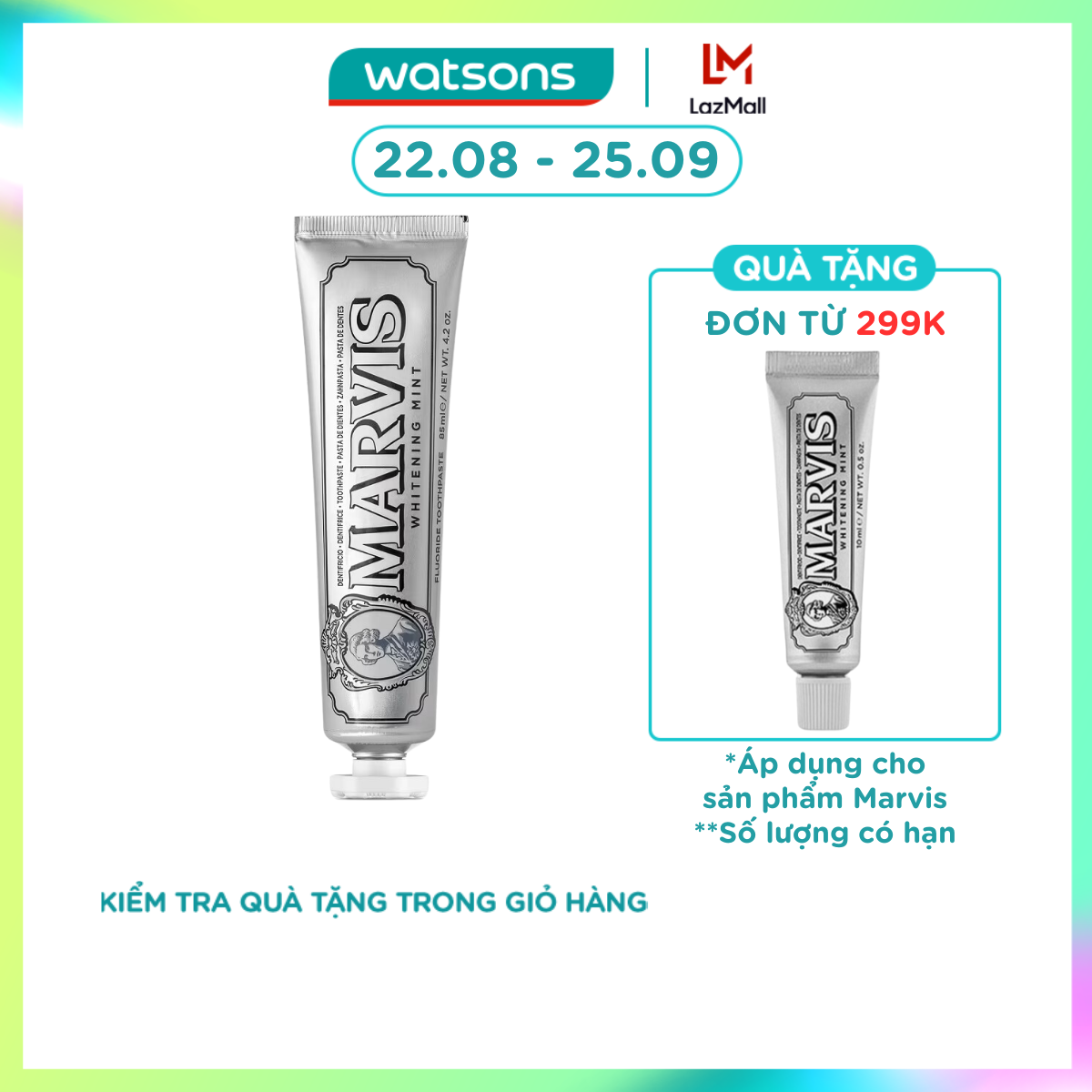 Marvis Whitening Mint Toothpaste 85ml