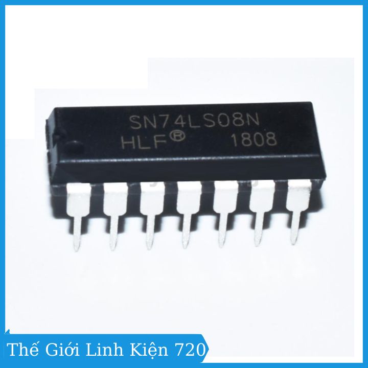 Ic logic 74LS08 Quad 2-input AND Gate DIP14