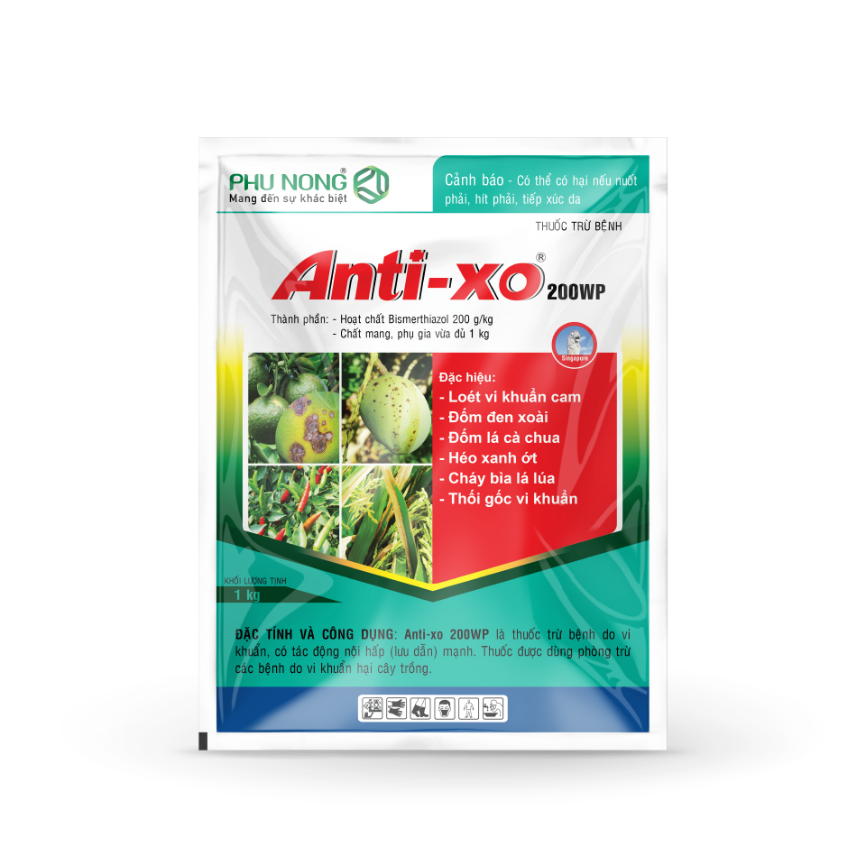 Thuốc trừ bệnh Anti-xo 200WP