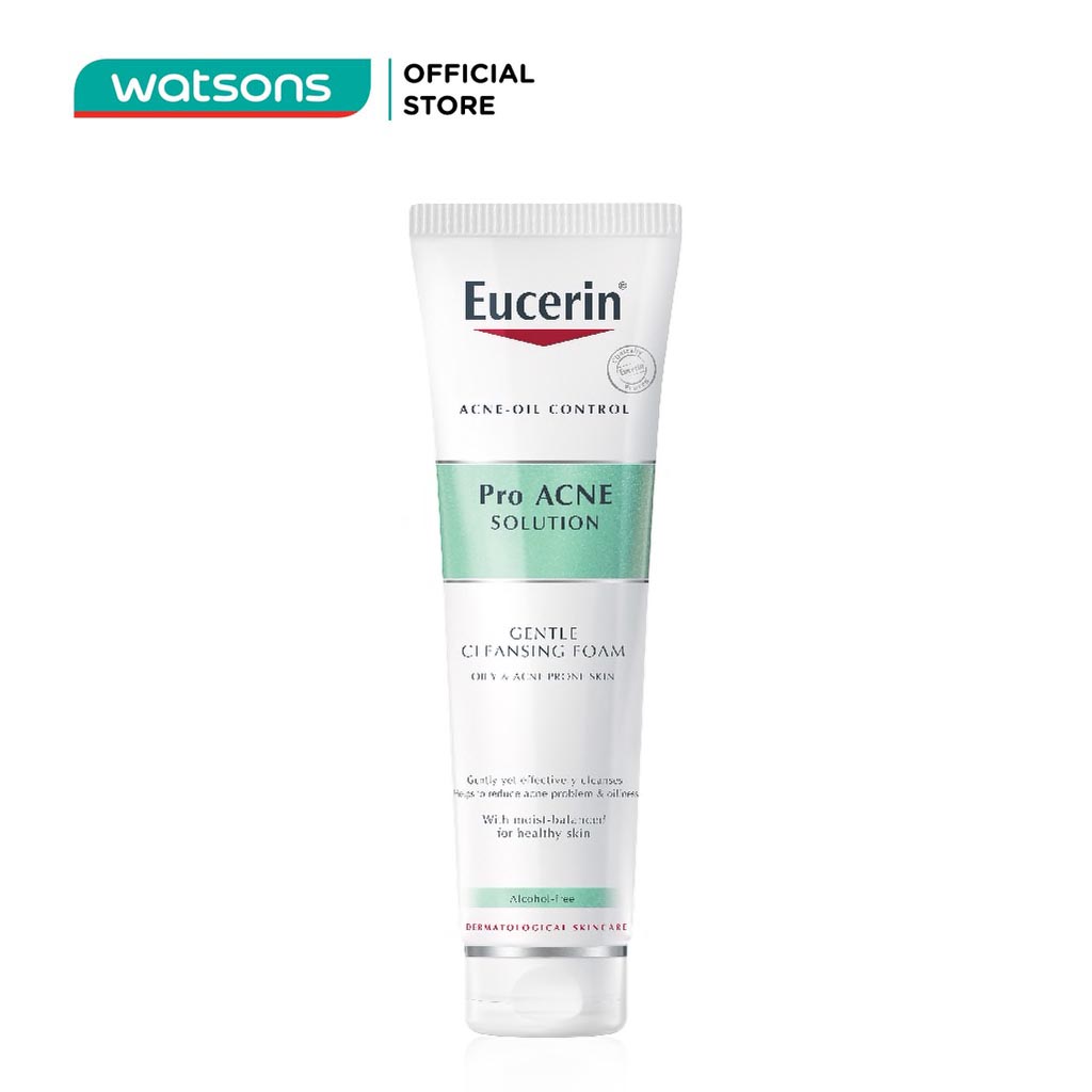 Sữa Rửa Mặt Eucerin Pro Acne Cleansing Foam Cho Da Mụn 150g
