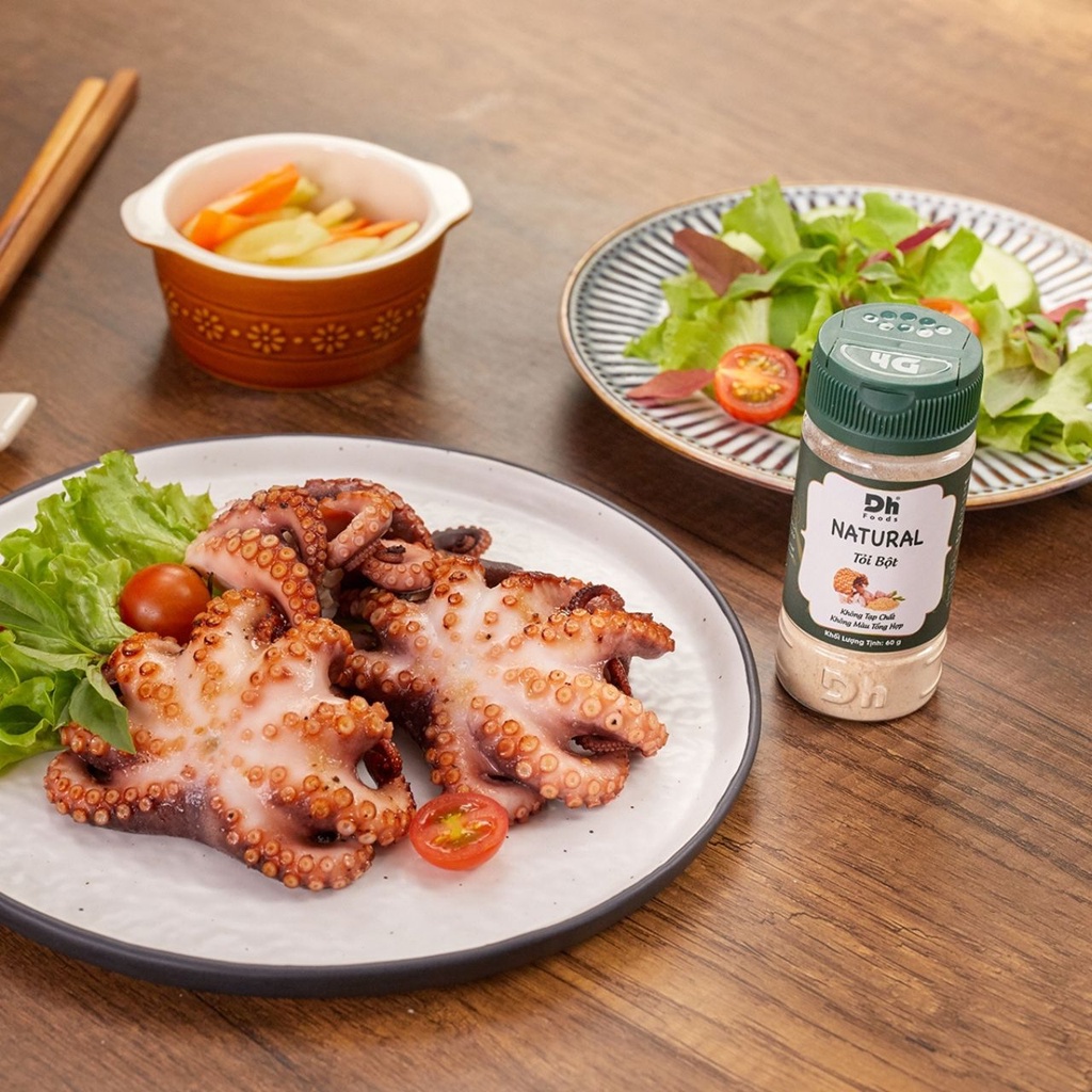 Gia vị bột nguyên chất (tỏi, sả, gừng, nghệ, ớt...) DH Foods