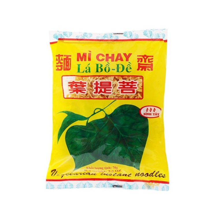 Mì chay lá bồ đề - combo 10 gói