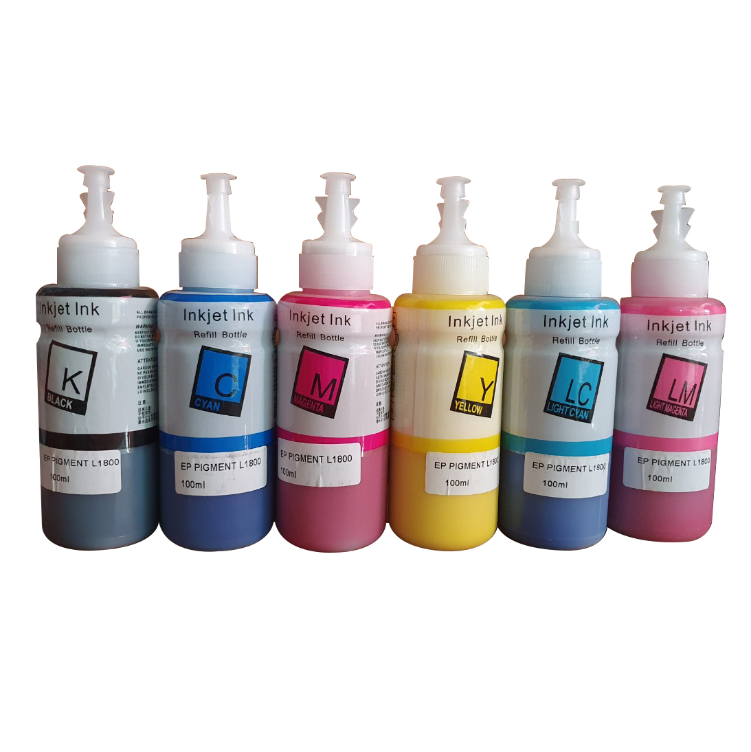 Mực đổ dùng cho các loại máy in liên tục Epson L805, L1800 (6 màu 100ml)