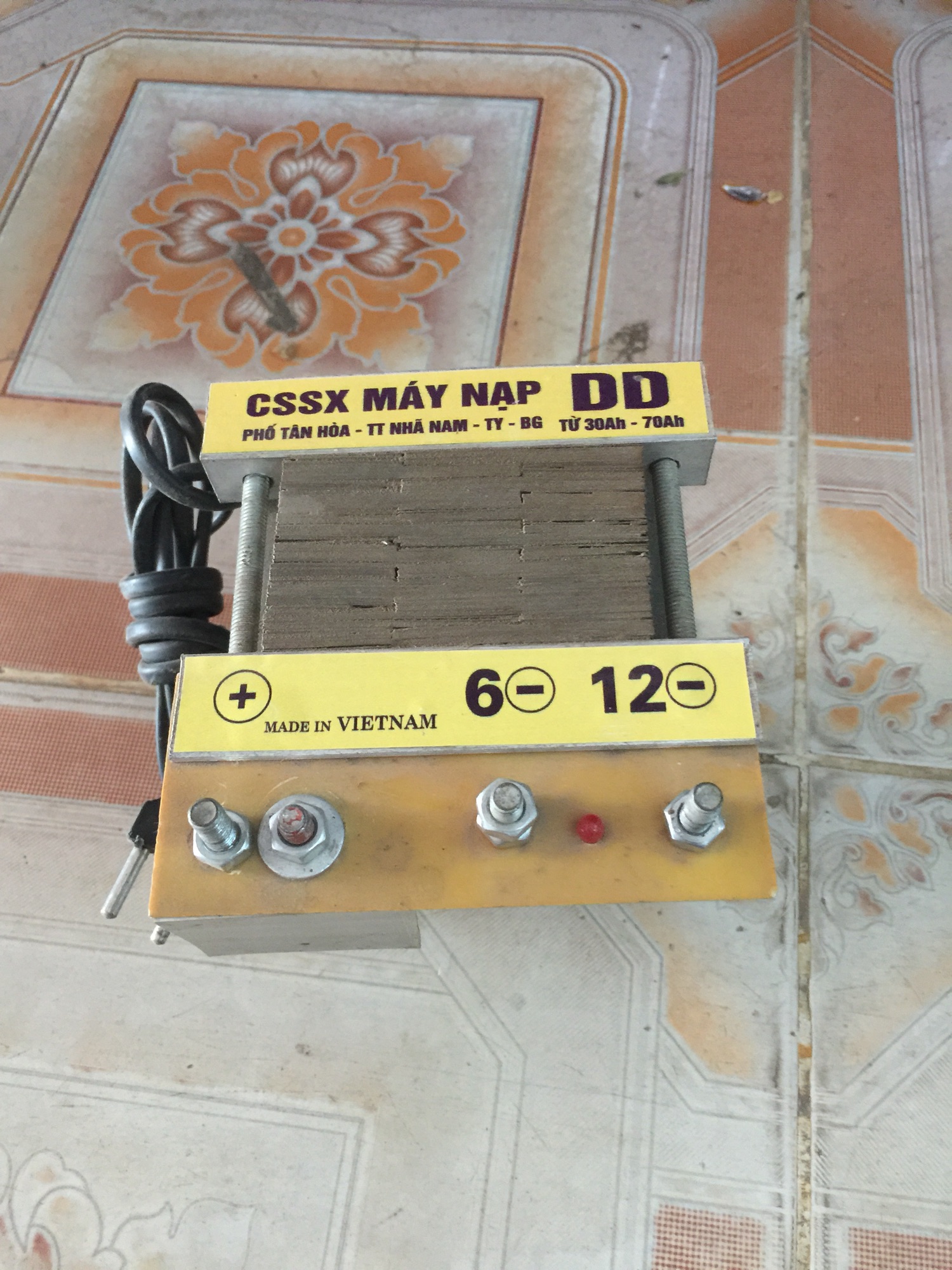 Máy Nạp Ắc Quy từ 25ah - 70ah ( 100% dây đồng)