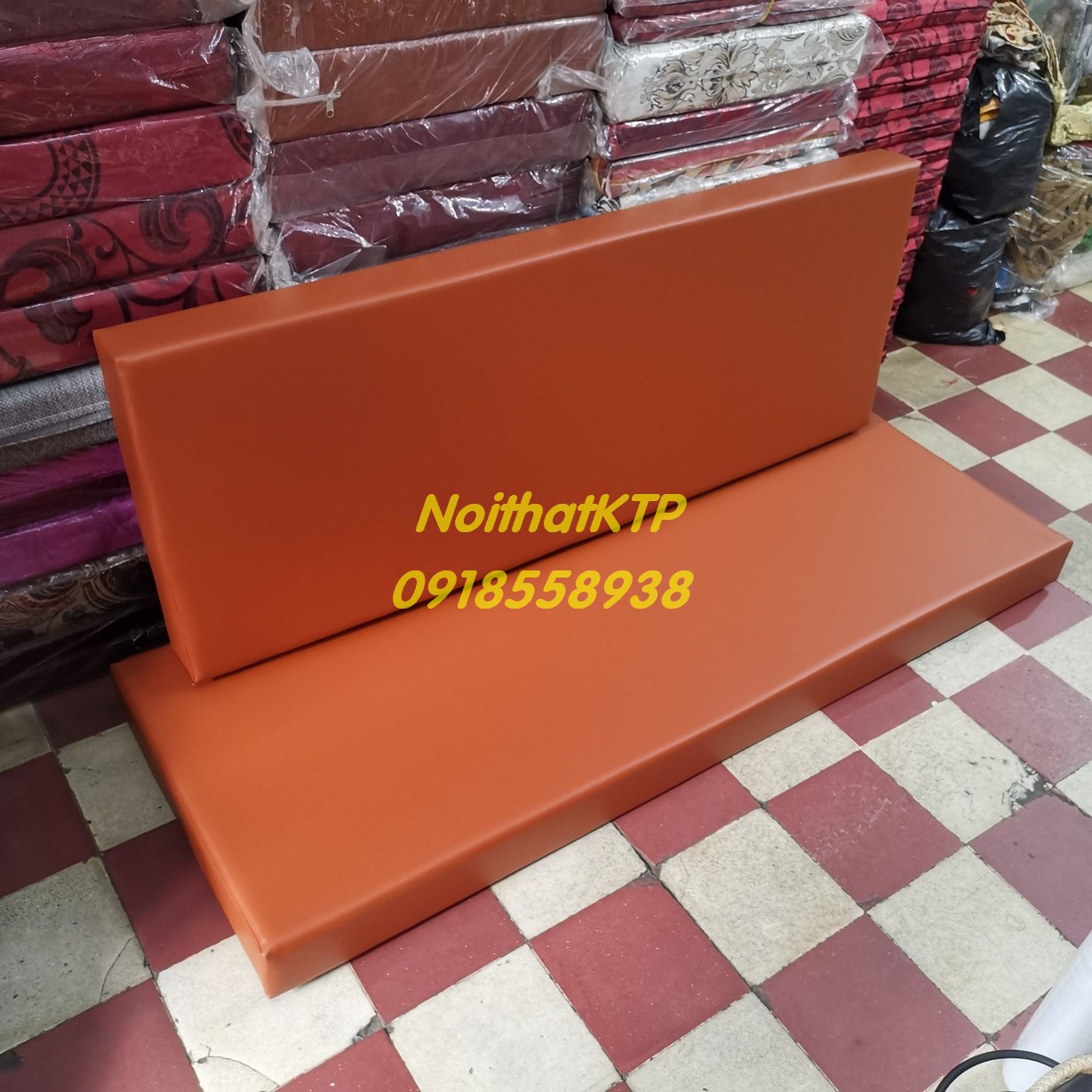 nệm ngồi KTP 
dày 10cm simili cao cấp