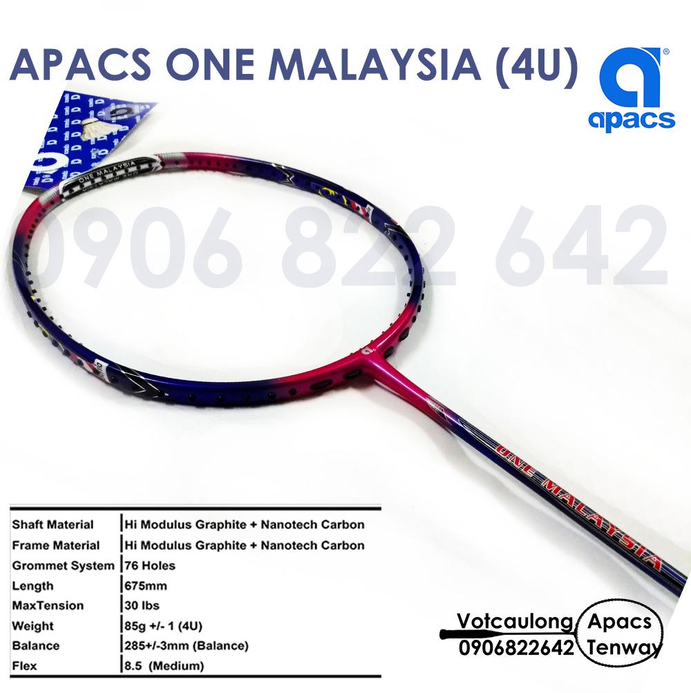 [HCM][Vợt cầu lông Apacs One Malaysia - 4U] Vợt đánh phong trào xuất sắc