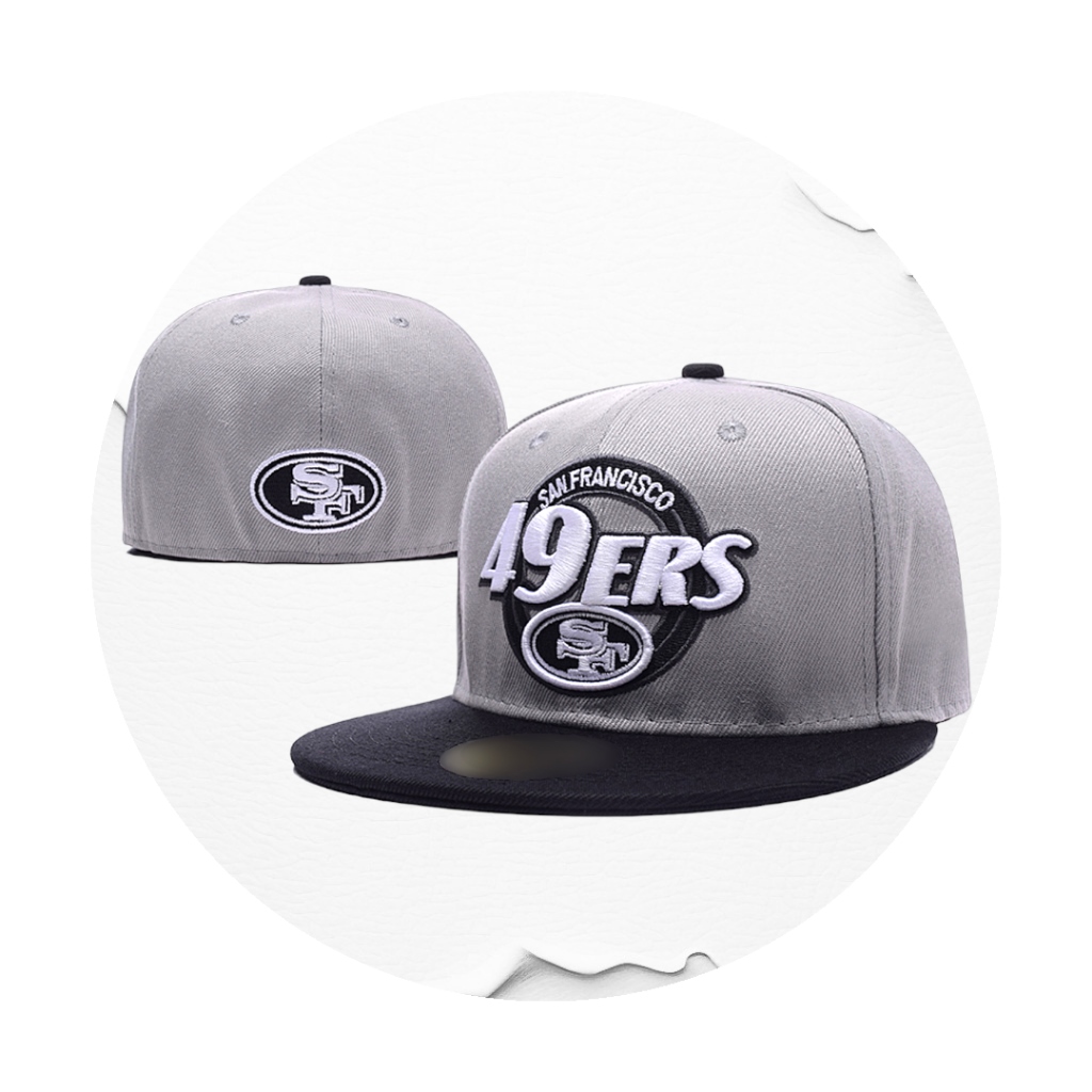 ♤ San Francisco 49ers Closed Cap High Quality Fitted Cap