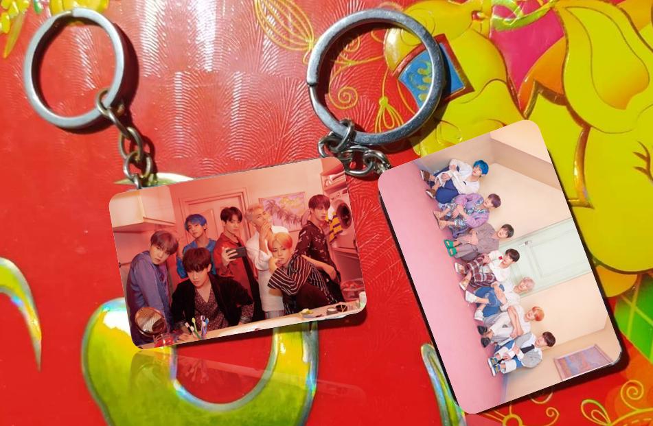 Móc khóa BTS in 2 mặt (có in theo yêu cầu)