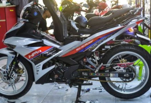 Tem exciter 150 hp4 đỏ đen