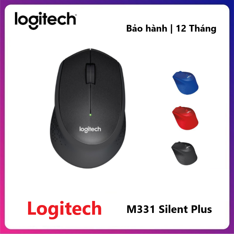 Chuột Không Dây Logitech M331 Silent Plus - Digiworld