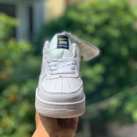 Giày Sneaker Air Force 1 Utility White Black low ( Giày AF1 TM)
