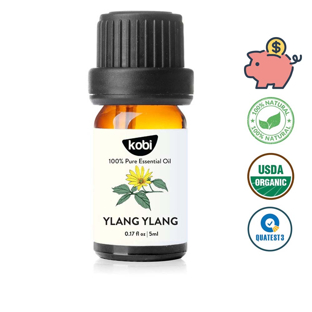 Tinh dầu Ngọc Lan Tây Kobi Ylang Ylang essential oil giúp làm thơm phòng, tinh thần hứng khởi -5ml