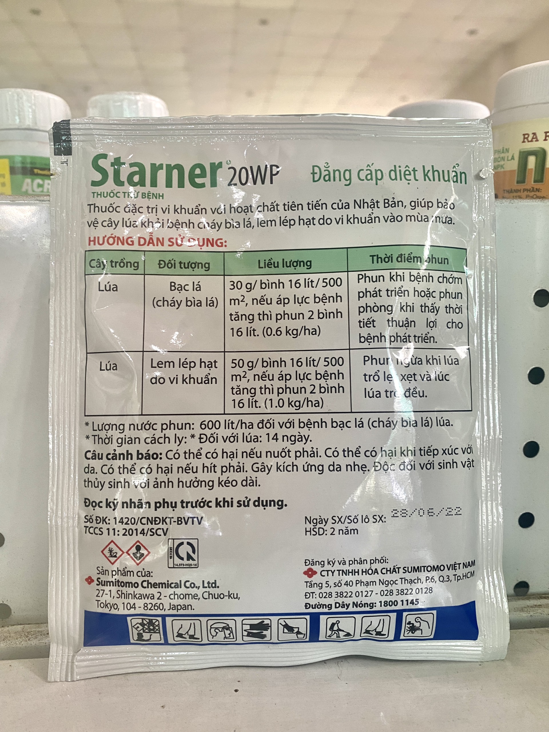 Thuốc đặc trị vi khuẩn Starner 20WP - Gói 30gram